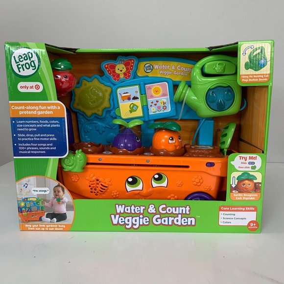 water and count veggie garden leapfrog